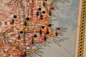 How to Make a Homemade Pinboard Map - The Path Less Taken